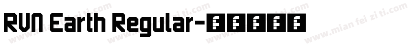 RVN Earth Regular字体转换
